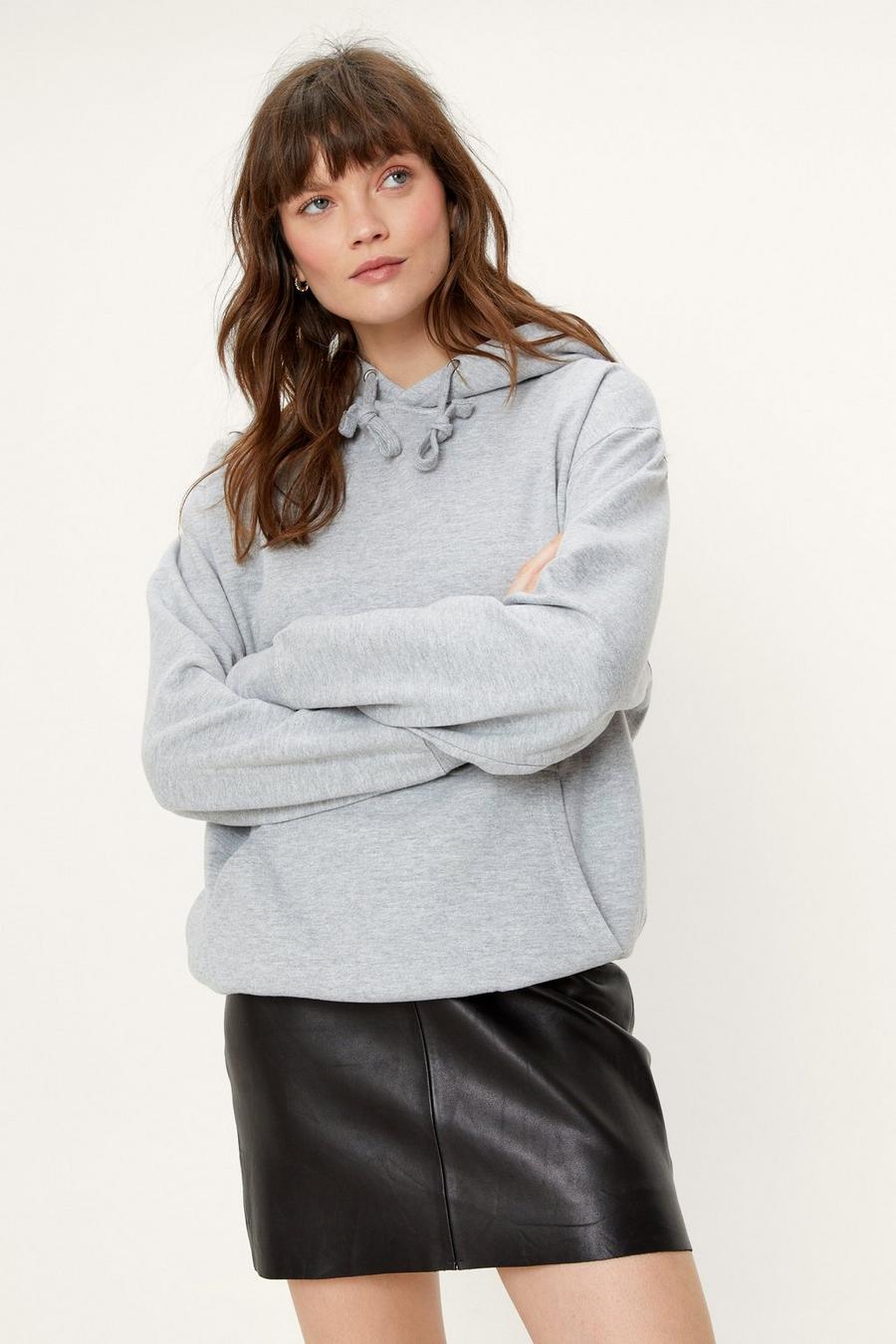 Relaxed Oversized Front Pocket Hoodie